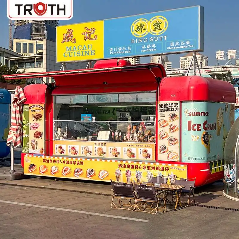 Защо 220V пълен кухненски трейлър за храна за сладолед от Qingdao Truth е промяна на играта за вашия бизнес