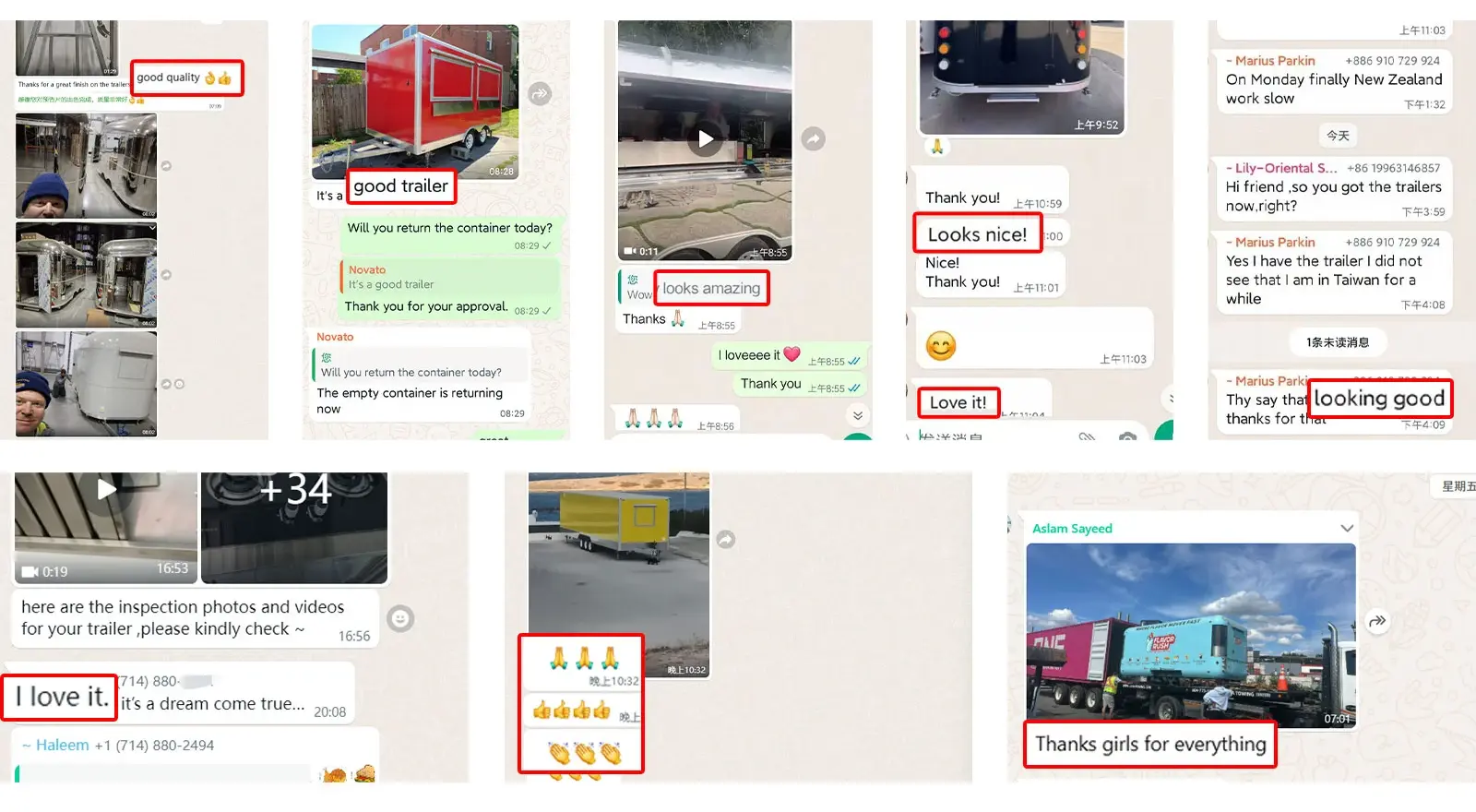 Square Hot Dog Food Truck Trailer For Sale