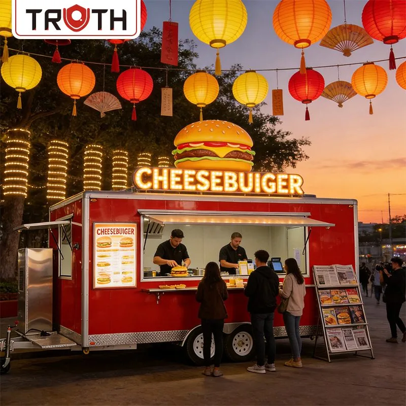Мобилен камион за храна на концесия Taco Cart